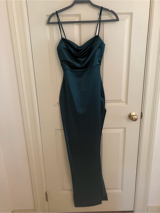 Windsor Dresses & Skirts - Windsor Hunter Green Satin Gown